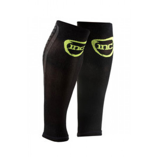 INC Pro Compressie Calf Sleeves wit / zwart Class 2 (23-32 mmHg) zwart/groen