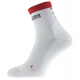 Horizon Quarter Compressiesokken wit/rood Horizon Quarter Compressiesokken wit/rood