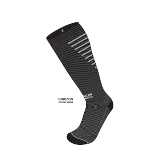 Horizon sport compressiekousen zwart Horizon sport compressiekousen zwart