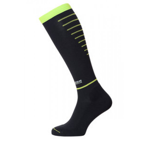 Horizon sport compressiekousen zwart/groen Horizon sport compressiekousen zwart/groen